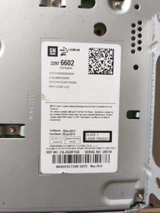 Pantalla Opel Astra J 2014 + lectora de CD