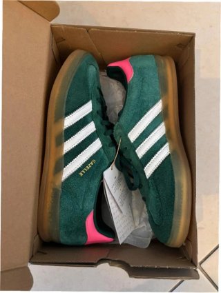 Adidas Gazelle Indoor EU39 Verde/Rosa