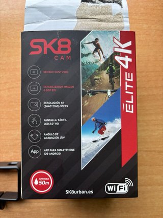 Cámara Deportiva SK8 Cam Elite 4K WiFi