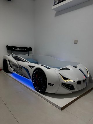 Cama Coche Juvenil LED