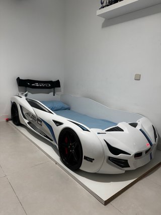 Cama Coche Juvenil LED