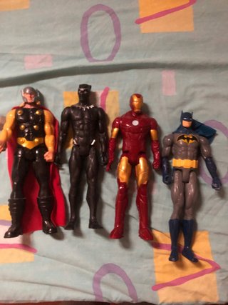 Lote Figuras Superhéroes Marvel y DC