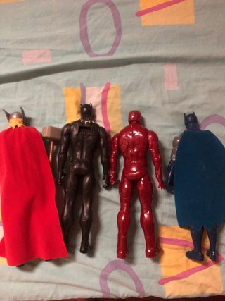 Lote Figuras Superhéroes Marvel y DC