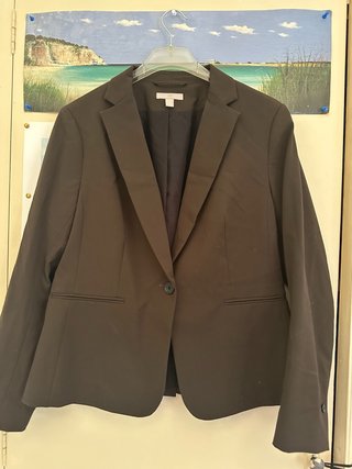 Chaqueta H&M Talla 42 Negra