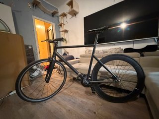 Bici Fixie Negra Piñón Fijo