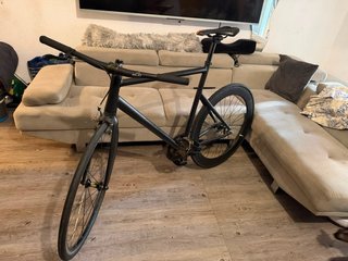 Bici Fixie Negra Piñón Fijo