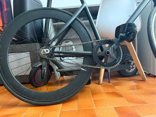 Bici Fixie Negra Piñón Fijo