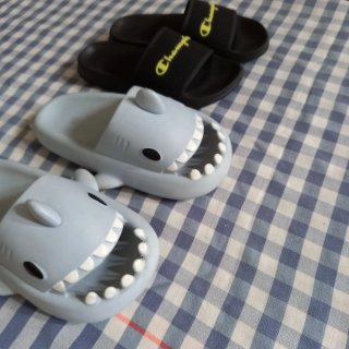 2 Pares Chanclas Tiburón y Champion