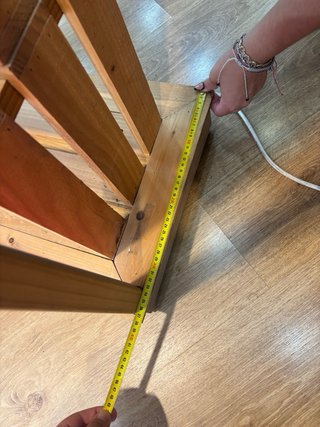 Estantería de madera 2m 6 huecos