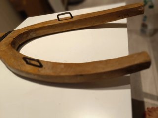 Yugo antiguo madera 55cm rústico