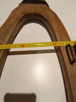Yugo antiguo madera 55cm rústico