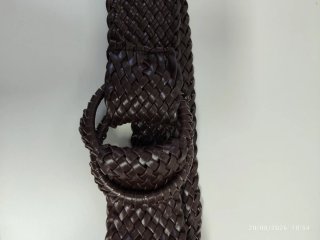 Lote 3 cinturones: negro, marrón, rojo