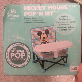 Trona Portátil Bright Starts Mickey Mouse