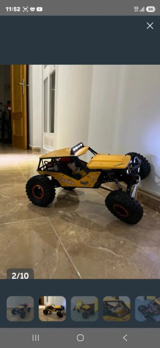 Crawler RC 1/10 amarillo
