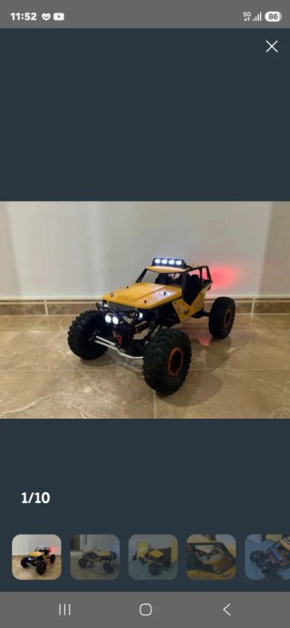 Crawler RC 1/10 amarillo