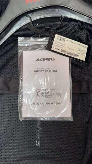 Chaqueta Verano Acerbis Negra