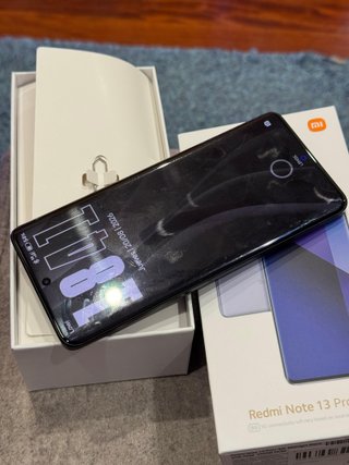 Xiaomi Redmi Note 13 Pro+ Negro + Fundas