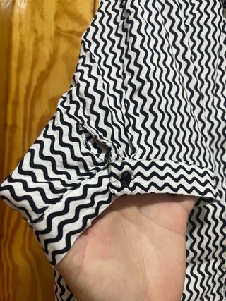 Camisa estampada zigzag