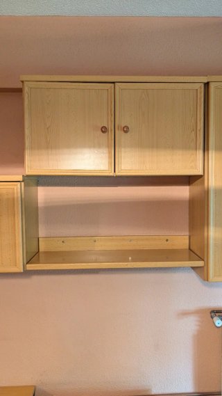Muebles de salón modulares madera clara