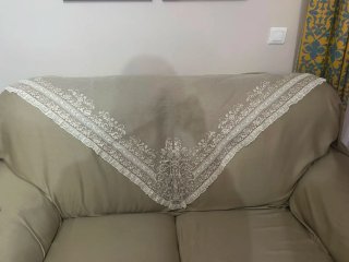 Delantal y Manteleta Fallera Encaje