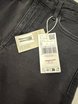 Pack 2 Vaqueros Mango Talla 38 Nuevos