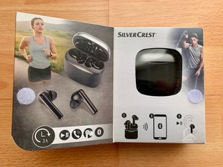 Auriculares SilverCrest Bluetooth Negros