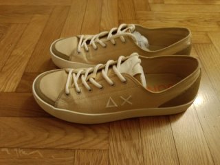 Scarpa SUN 68 Beige Tela uomo