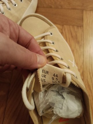 Scarpa SUN 68 Beige Tela uomo
