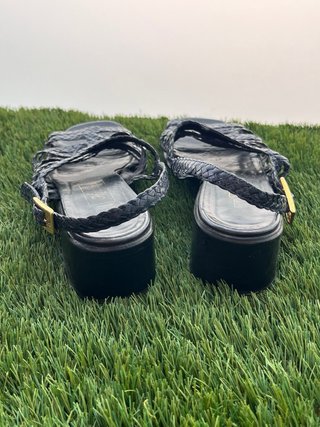Sandalias Martinelli Tacón Mujer Azul oscuro.
