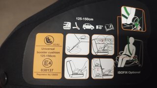 Silla elevador coche niño con Isofix