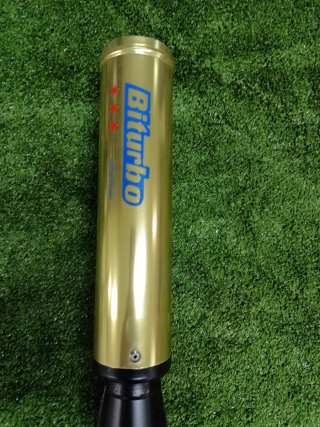 Tubo Escape Biturbo Rieju RV50 Cola Oro
