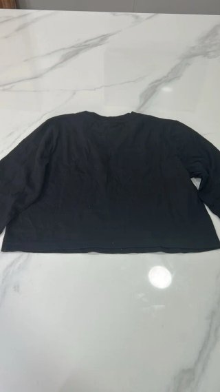 Camiseta Fila Negra Logo Rose Gold Talla S