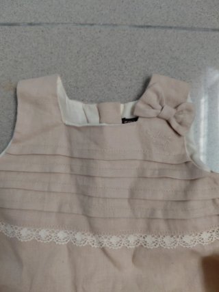 Vestido bebé rosa palo sin estrenar 6 meses