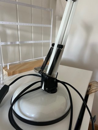 Flexo de escritorio blanco