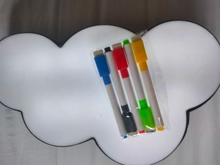 Lámpara infantil rotulable