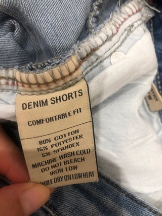 Shorts vaqueros desgastados