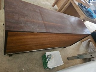 Cajonera Mueble Madera Antiguo 1980