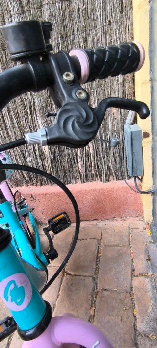 Bicicleta infantil E-PRO 16 azul y rosa