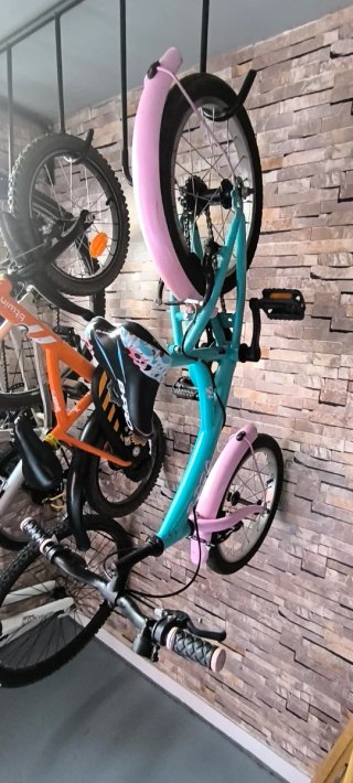 Bicicleta infantil E-PRO 16 azul y rosa