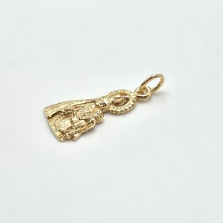 Colgante de oro de 18k. Virgen. 3.32 g