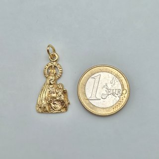 Colgante de oro de 18k. Virgen. 3.32 g