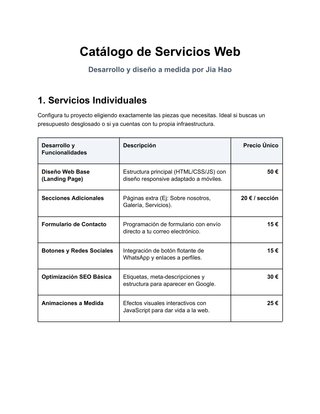 Desarrollo y Creación de Páginas Web a Medida