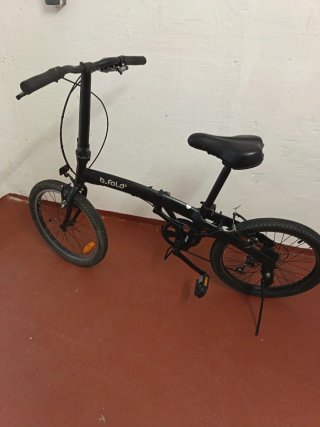 Bicicleta Urbana Plegable Fold-3 Negra