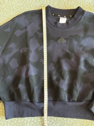 Sudadera crop Adidas Camuflaje Azul