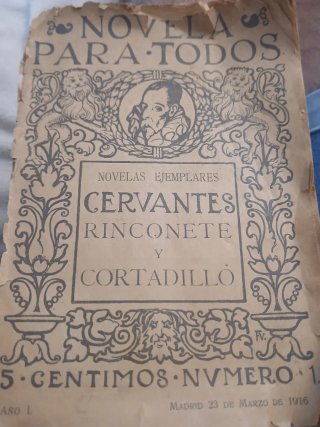Novela de cervantes de 1916
