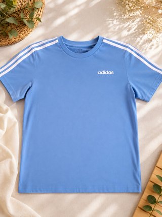 Camiseta Adidas Hombre Azul