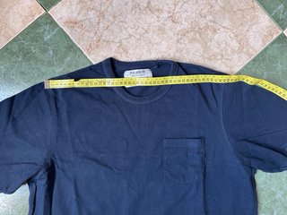 Camiseta Pull and Bear Azul Talla L
