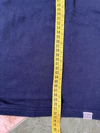 Camiseta Pull and Bear Azul Talla L
