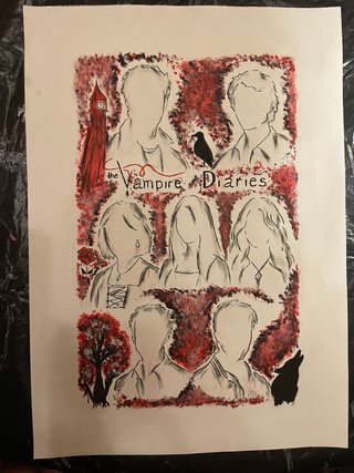 Cuadro The Vampire Diaries