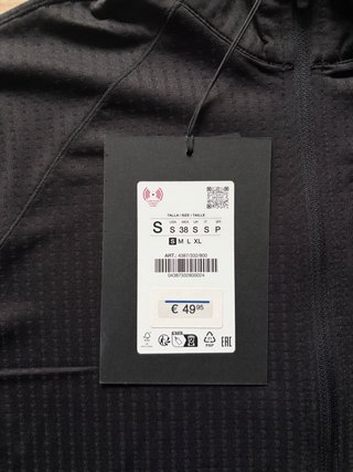 Zara Athleticz Sudadera Cremallera Talla S